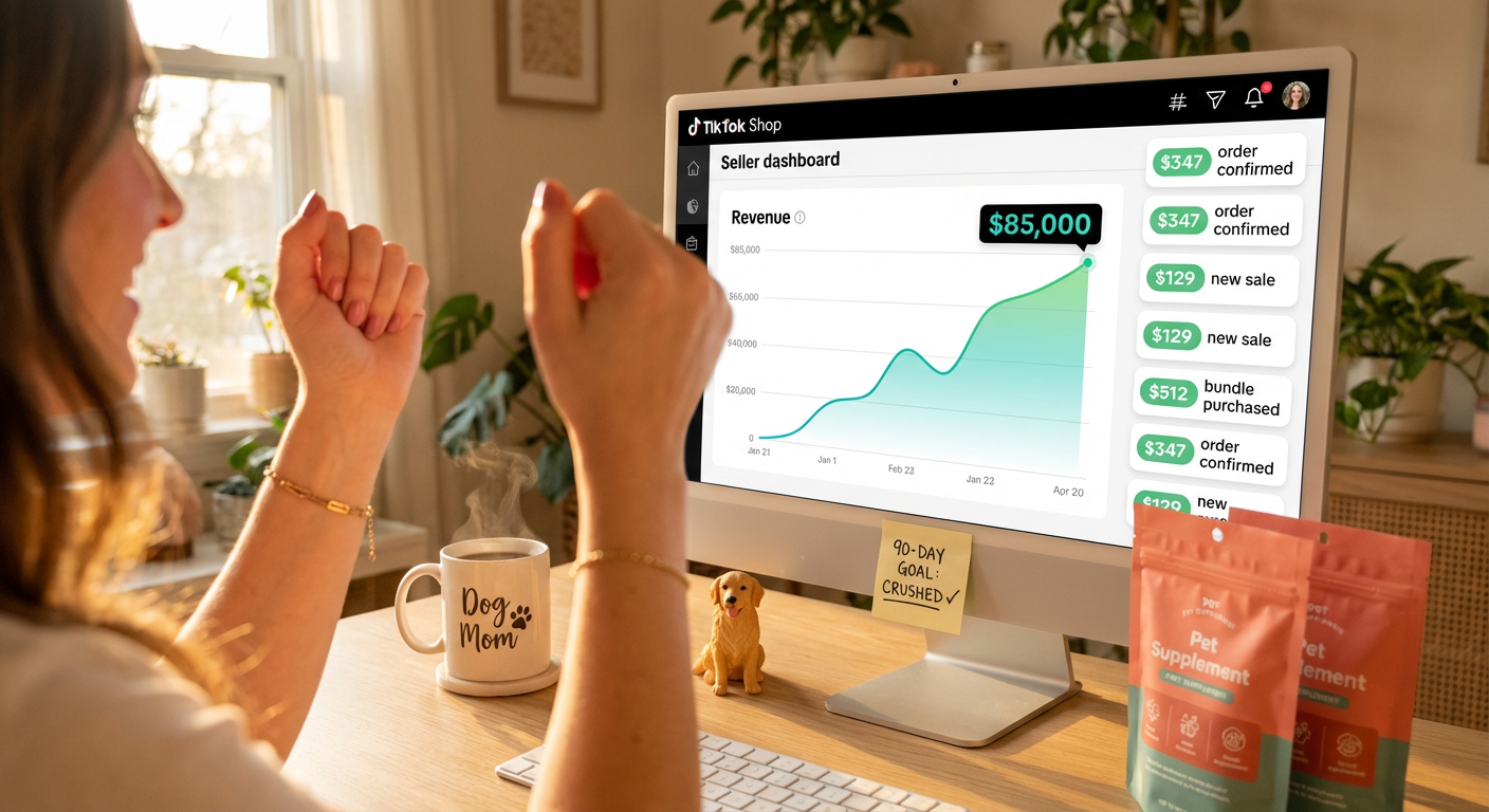 Shop 4 Influencer Campaign Case Studies Tiktok Shop Seller Dashboard Showing Pet A