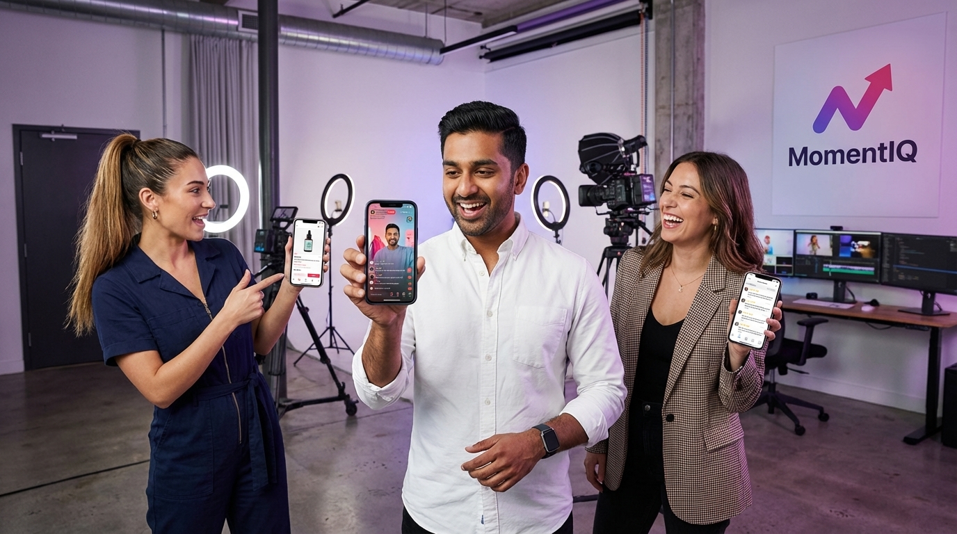 Three diverse TikTok creators confidently showcasing products, representing the different compensation models.