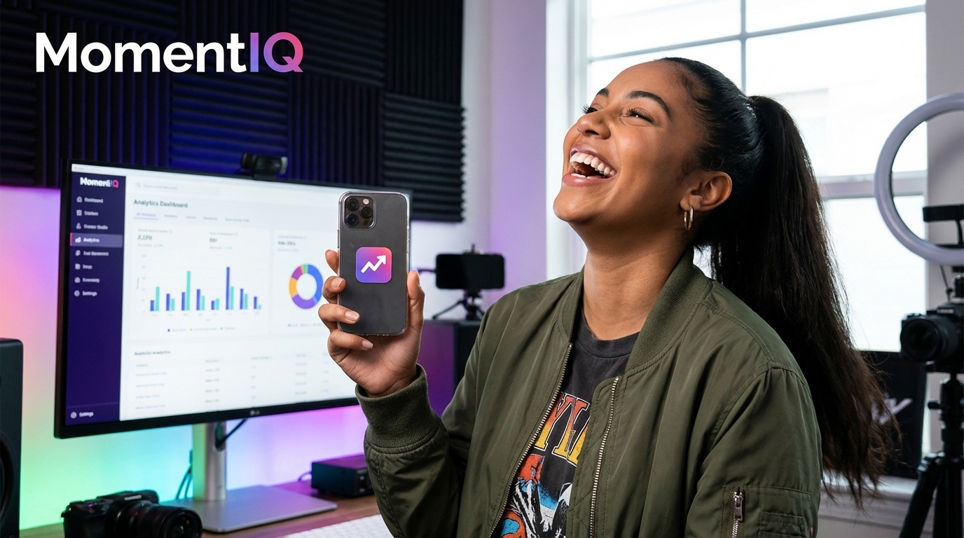 TikTok Shop creator happily reading a personalized brand outreach DM on their phone