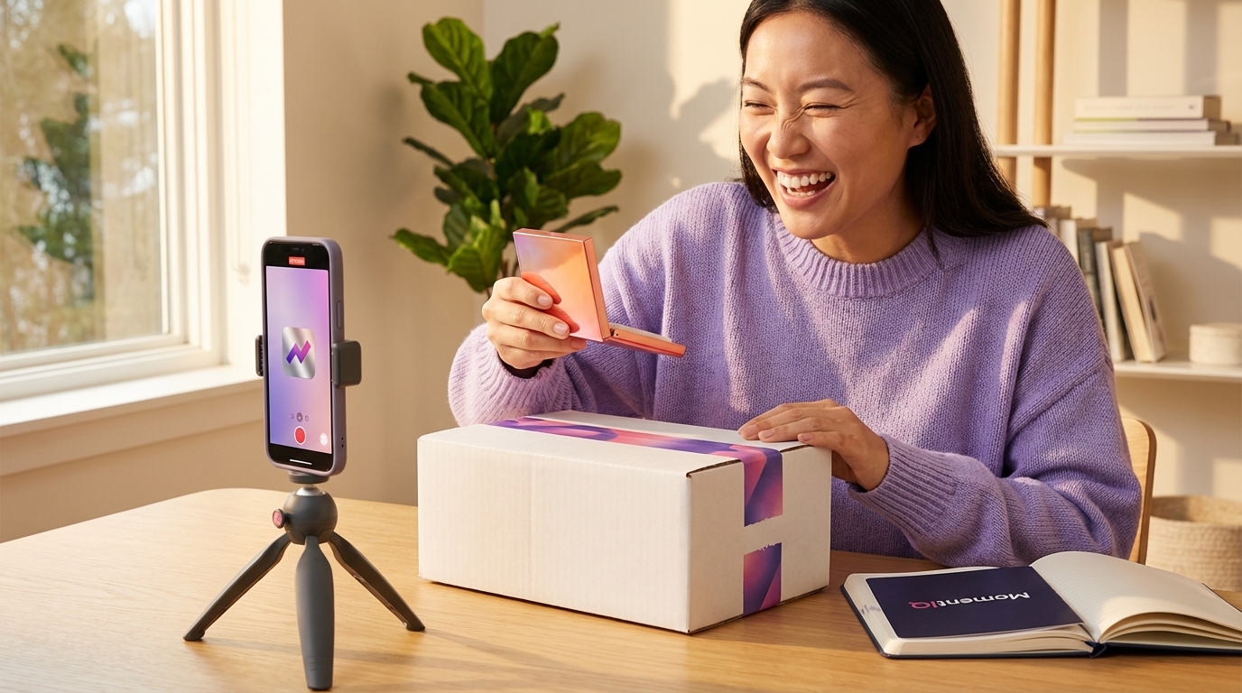 tiktok shop pricing strategy in 2025 9 proven tactics to maximize margins withou excited tiktok creator unboxing a brande