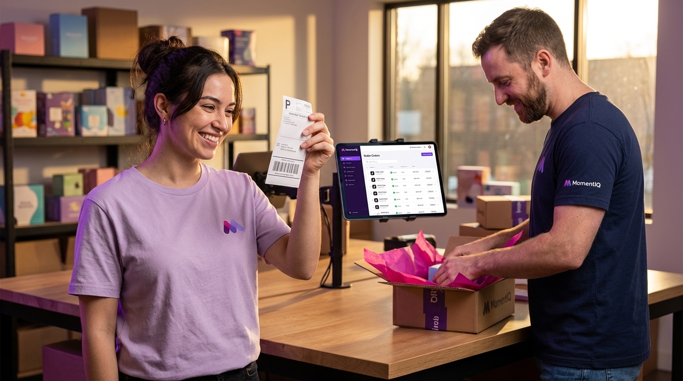 team packing tiktok shop orders in organ