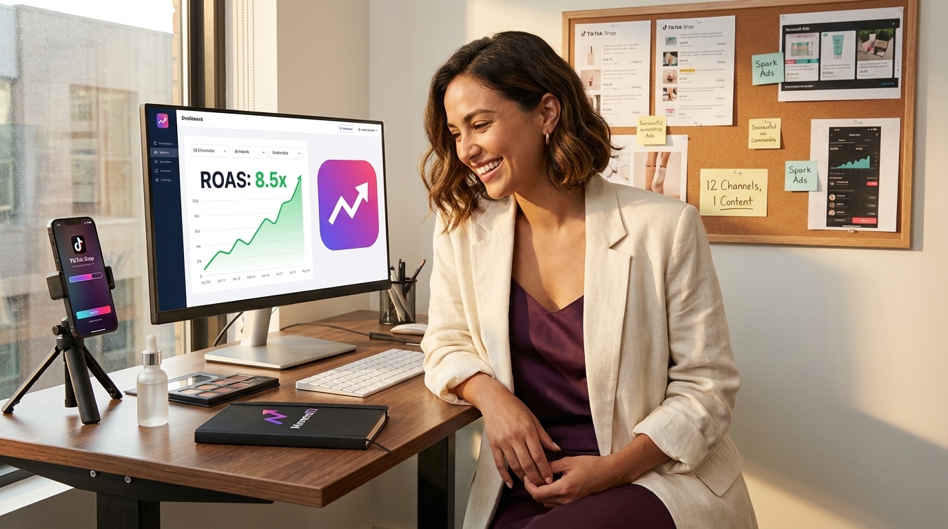 Turn Creator Content Into Ads Em Brand Manager Confidently Reviewing Tikt A